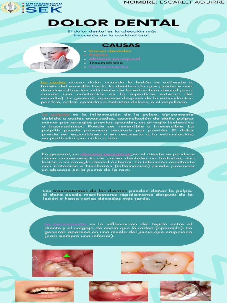 Causas comunes del dolor dental en niños