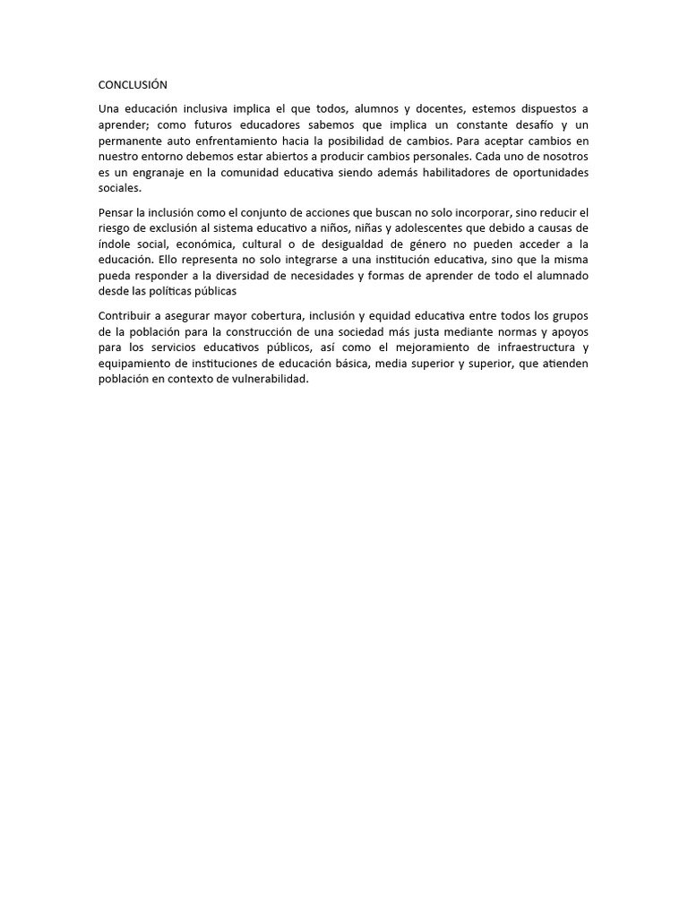 Conclusión