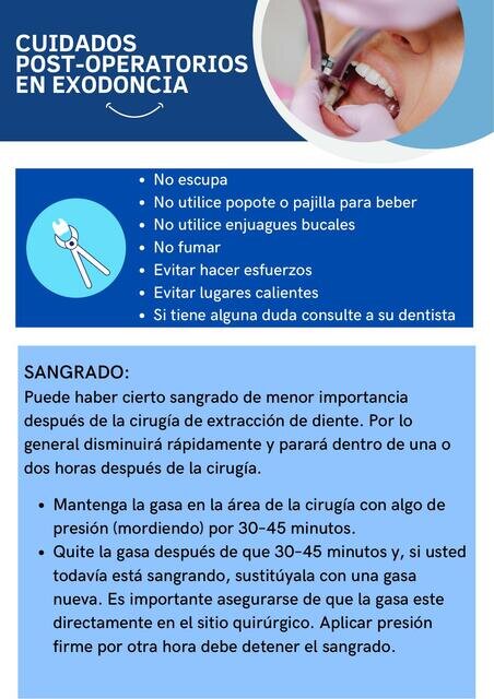 Cuidados recomendados después del tratamiento periodontal
