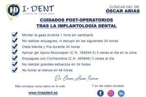 Medicamentos más utilizados tras implantes dentales y tratamientos odontológicos