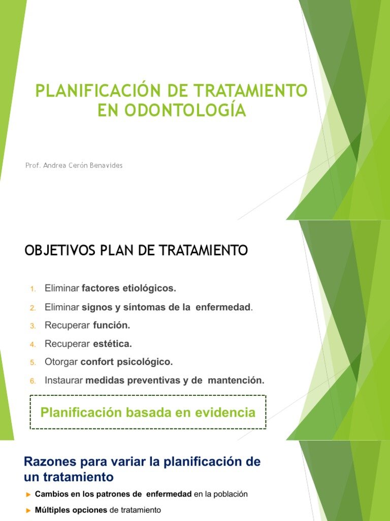 Planificación del Tratamiento Dental